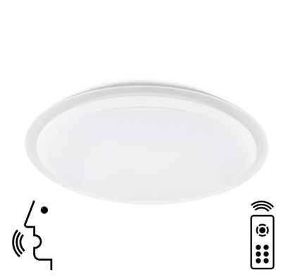 Mantra Fusion Edge Smart 46.5cm Ceiling Light, 56W LED, 3000-5000K Tuneable White, 3000lm, Remote Control, 3yrs Warranty