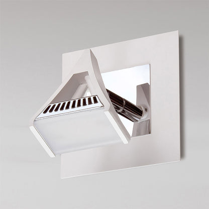 Mantra Fusion Filippo Spot Light 1 Light 5W LED 3000K, 450lm, Matt White/Polished Chrome, 3yrs Warranty