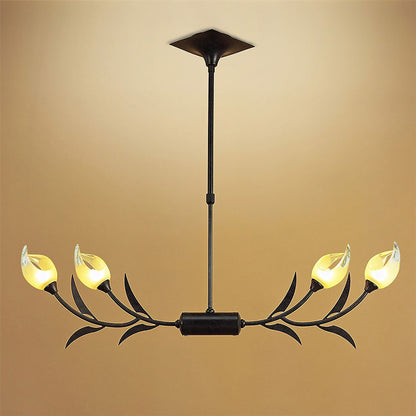 Mantra Holland Telescopic Linear Pendant Line 4 Light G9, Brown, Black Oxide