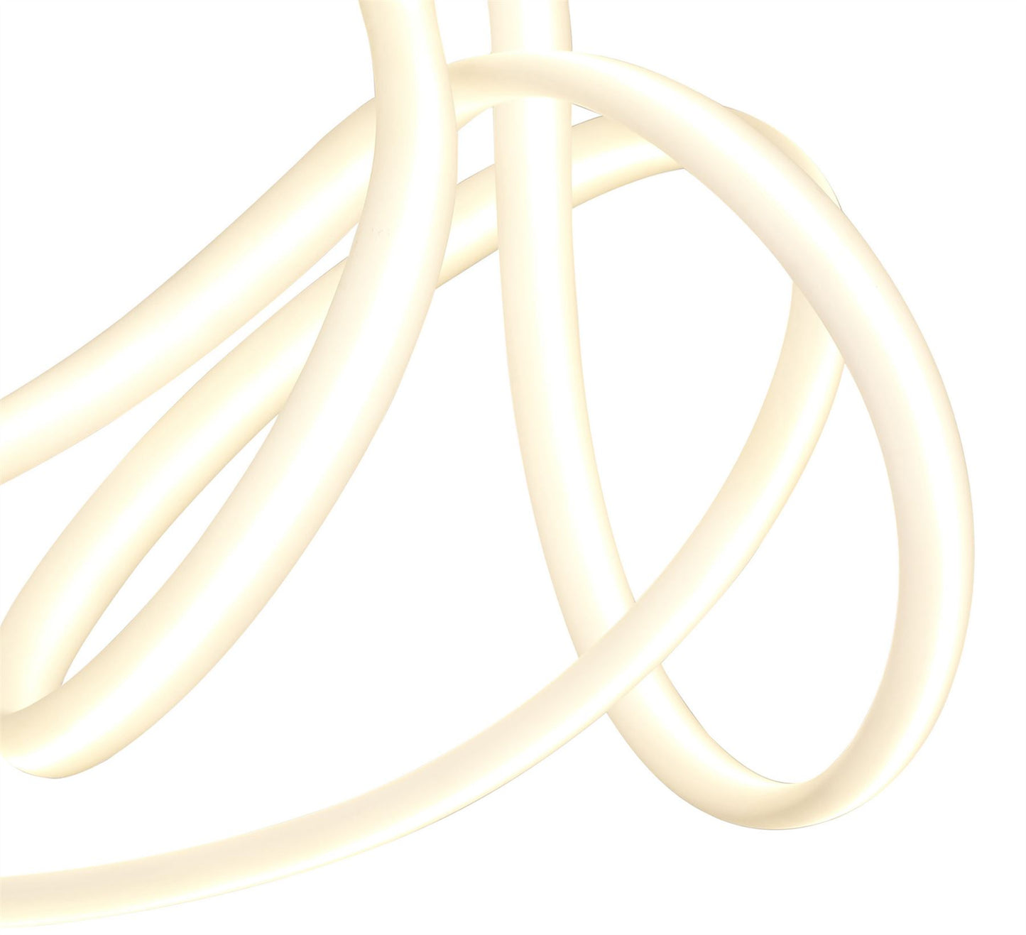 Mantra Armonia Semi Flush Large Ribbons, 60W LED, 3000K, 4500lm, Polished Chrome/Frosted Acrylic, 3yrs Warranty Ceiling
