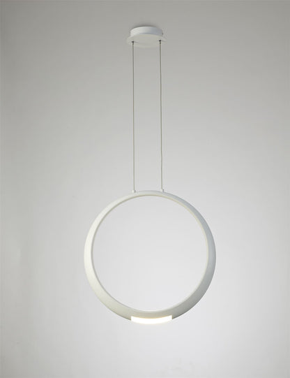 Mantra M6170 Ring Pendant 50cm Round, 23W LED, 3000K, 1600lm, White, 5yrs Warranty