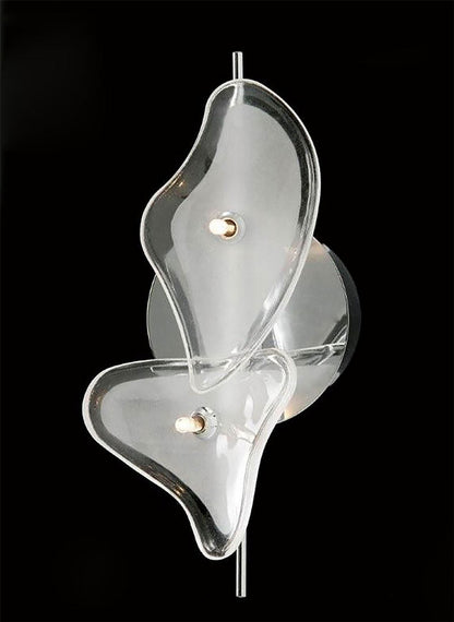 Mantra Otto Ceiling/Wall 2 Light G4 Bar, Polished Chrome/Frosted Glass, NOT LED/CFL Compatible