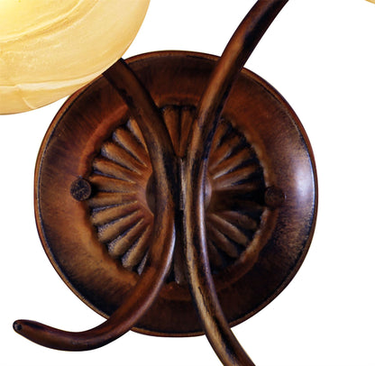 Mantra (0038 005) Wave Wall Light 2 Light G9, Rustic Gold