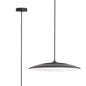Mantra Slim LED Pendant 25cm Round 16W LED, 4000K, 1400lm, Black, 3yrs Warranty