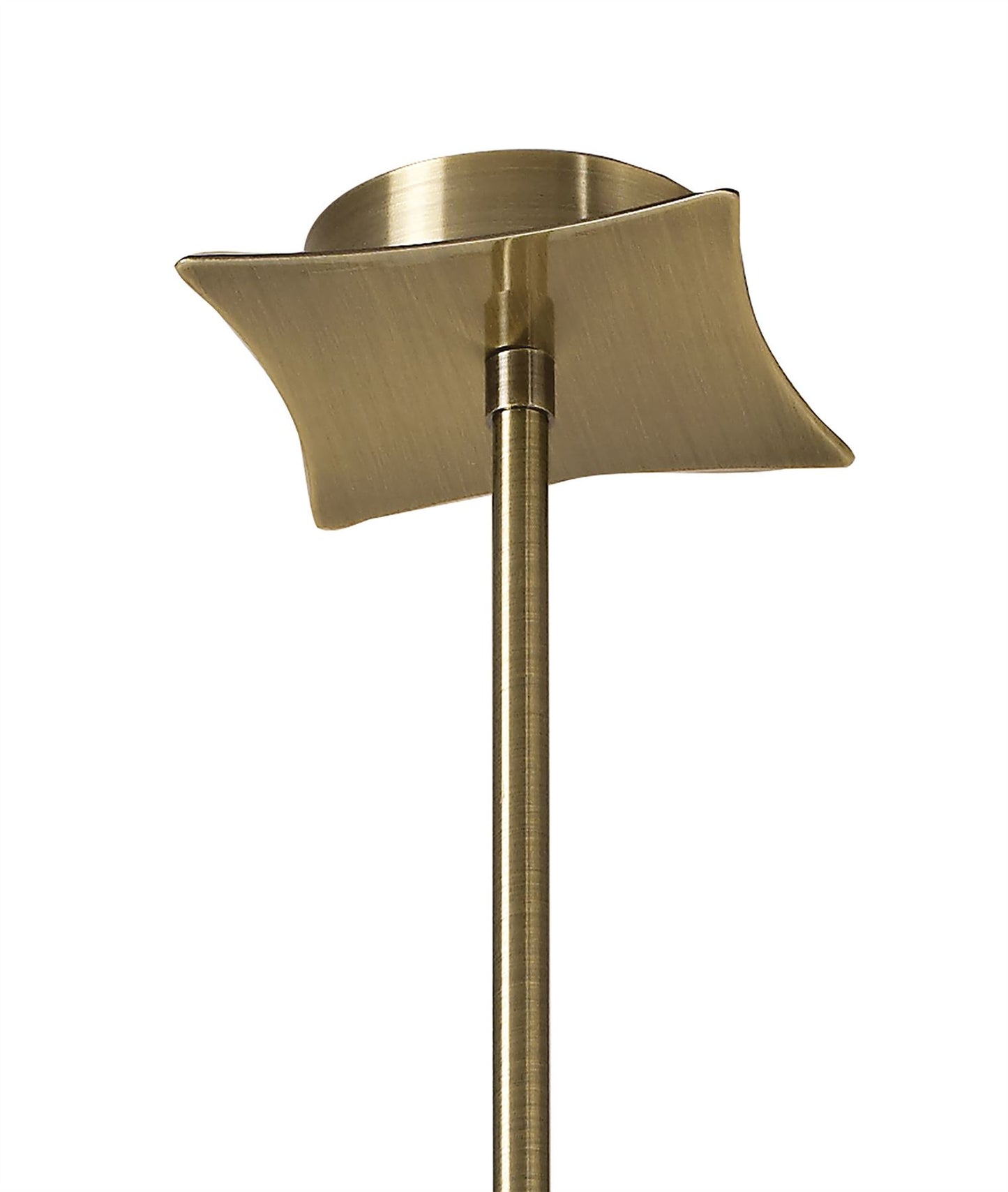 Mantra Kromo 68cm Telescopic 6 Light G9 Round, Antique Brass