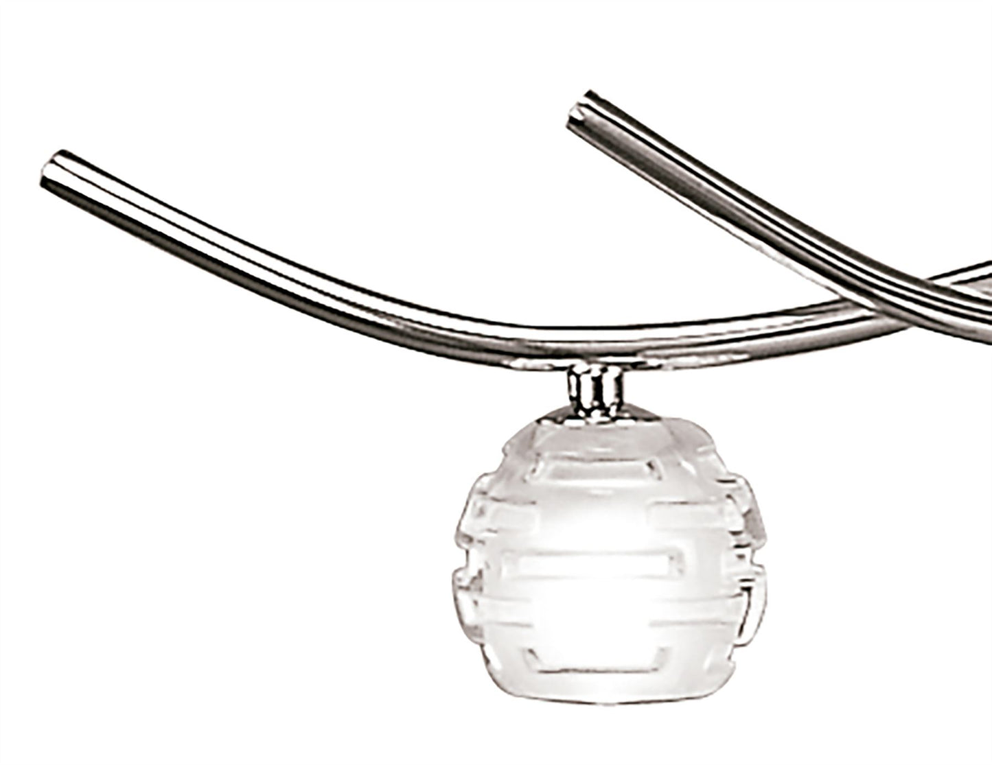 Mantra Dali Telescopic Pendant Line 5 Light G9, Polished Chrome