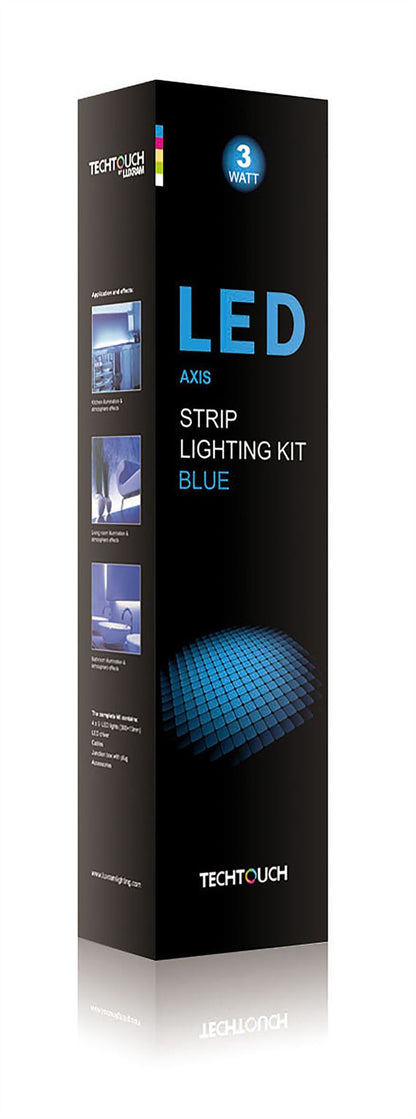 Techtouch Axis Blue Kit 4x9 LED Rigid Strips (3W) Strip