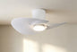 Nenufar 74 x 44cm 18W LED Dimmable Ceiling Light With Built-In 30W DC Fan, 3000-5000K Remote Control, 3600lm, White, 5yrs Warranty
