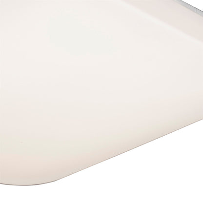 Mantra Fusion M3766 Quatro Ceiling/Wall 18W Medium LED 3000K, 1800lm, White Acrylic, 3yrs Warranty - M3766 Ceiling