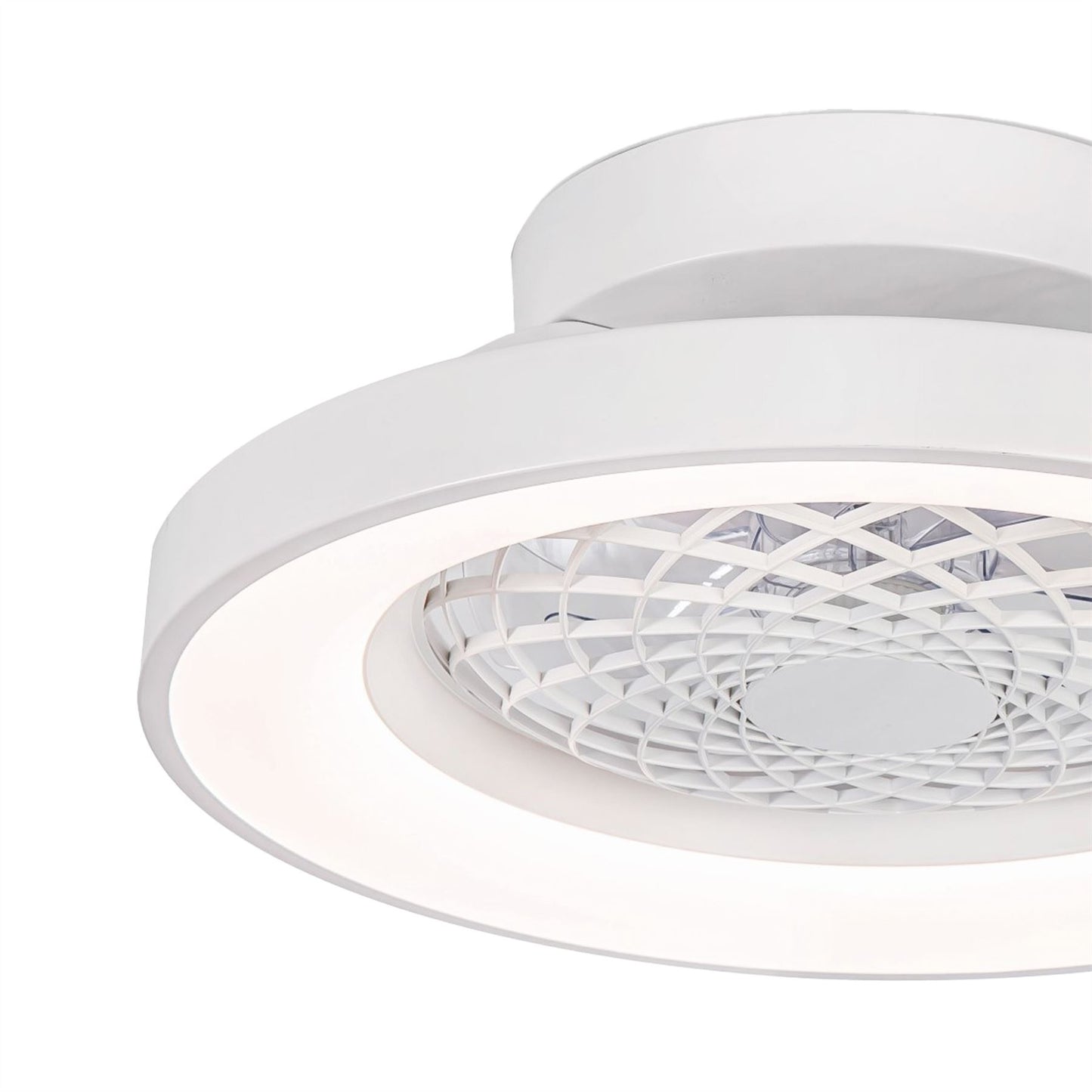 Tibet Mini 53cm 70W LED Dimmable Ceiling Light With 35W DC Reversible Fan, Remote, 3900lm, White, 5yrs Warranty
