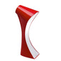 Mantra M1566 Ora Table Lamp 1 Light E27, Gloss Red/White Acrylic/Polished Chrome