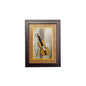Diyas Home Crystal Wall Art (DH) Melody Violin Black Frame Black, Clear Crystal Framed