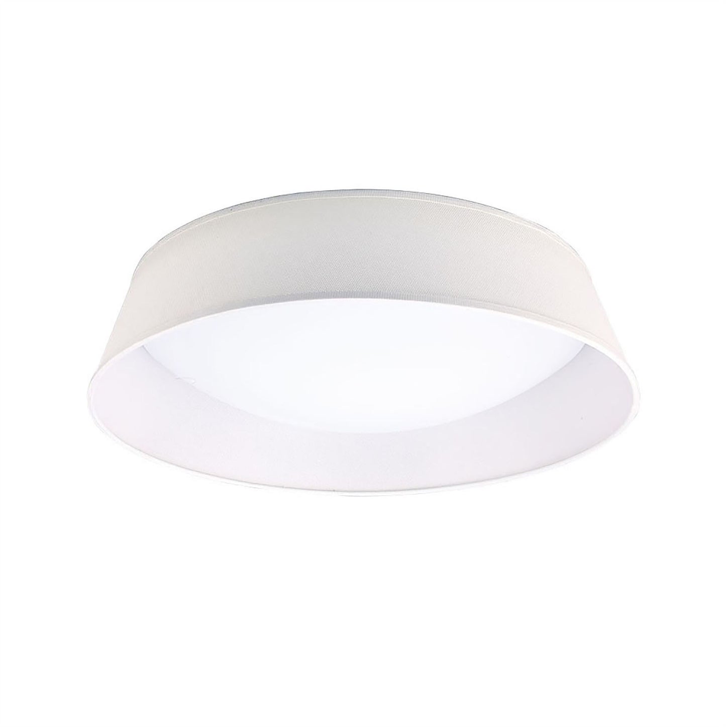 Mantra Nordica Plafones M4962 Nordica Ceiling 30W LED 60CM Off White 3000K, 3000lm, White Acrylic with Ivory White Shade, 3yrs Warranty