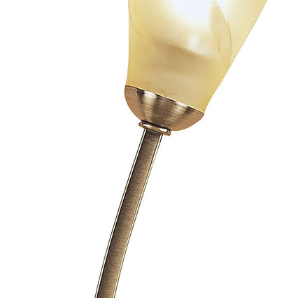 Mantra Pietra Wall Light Switched 1 Light G9, Antique Brass