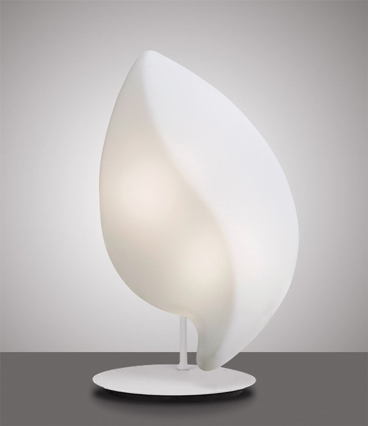 Mantra Natura Table Lamp 2 Light E27 Small Outdoor IP44, Matt White/Opal White