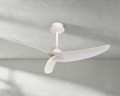 Ipanema IP44 1.2m 32W DC Fan With Remote Control, White, 5yrs Warranty