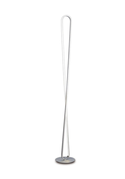 Mantra M5987 Bucle Floor Lamp 50W LED 3000K, 4300lm, Dimmable, White/Frosted Acrylic, 3yrs Warranty