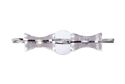 Mantra Kromo Wall Light Switched 2 Light G9, Polished Chrome