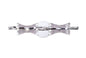 Mantra Kromo Wall Light Switched 2 Light G9, Polished Chrome