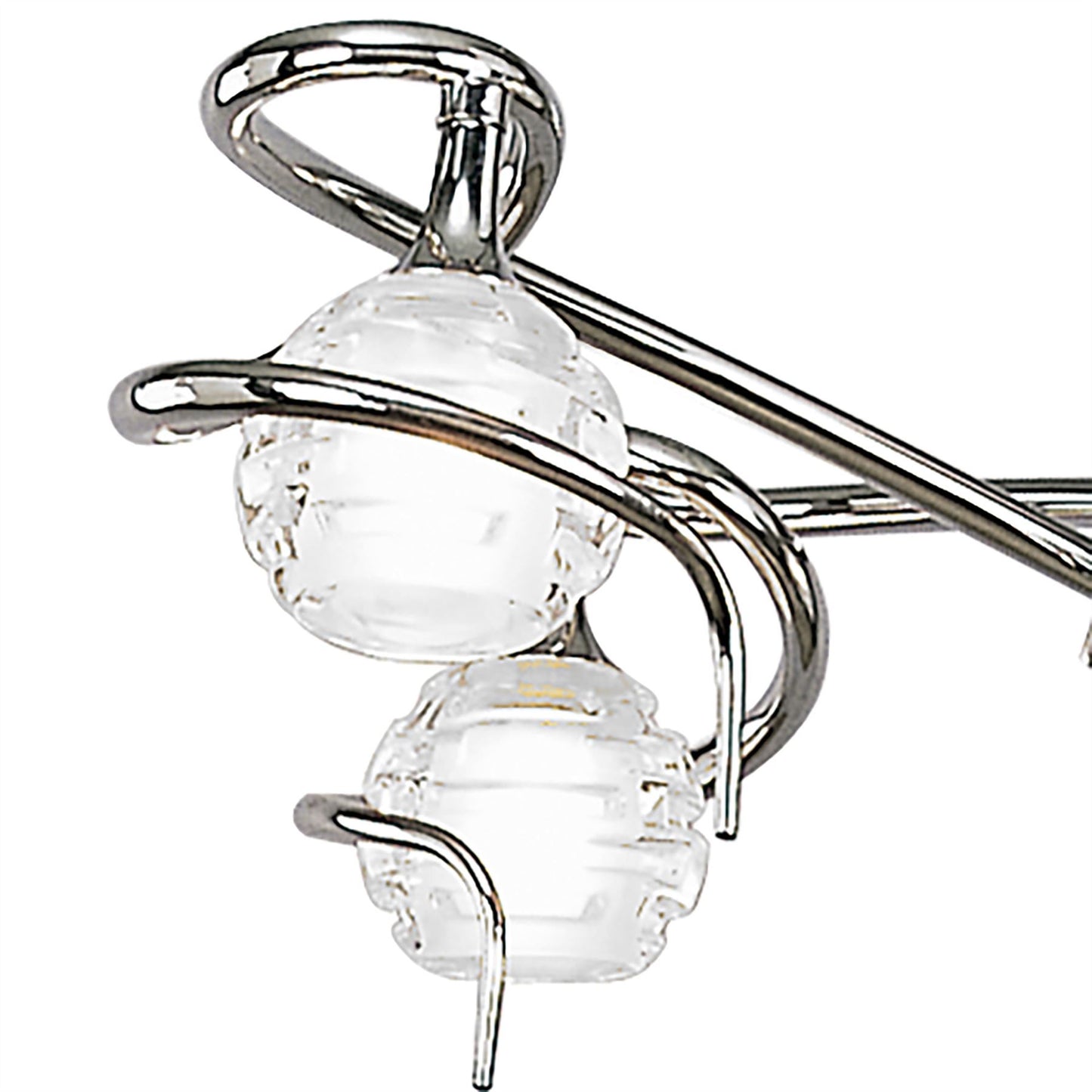 Mantra M0080 Dali Telescopic Pendant Semi Flush Convertible 4 Light G9, Polished Chrome