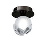 Mantra Fragma 10cm Ceiling 1 Light G9, Black Chrome