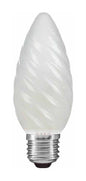 Luxram Candle 45mm Twisted Frosted E27 60W Incandescent