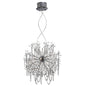Diyas Lexi 85cm  22 Light G4 Polished Chrome/Crystal, NOT LED/CFL Compatible Item Weight: 15kg Ceiling Pendant Light Fitting