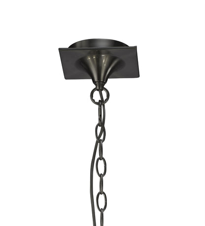 Mantra M3700 Lua Linear Pendant 2 Arm 4 Light E27, Satin Nickel with White Shades