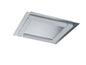 Mantra Fusion Verona Square Ceiling 4 Light 20W LED 3000K, 1800lm, Satin Aluminium/Frosted Acrylic, 3yrs Warranty