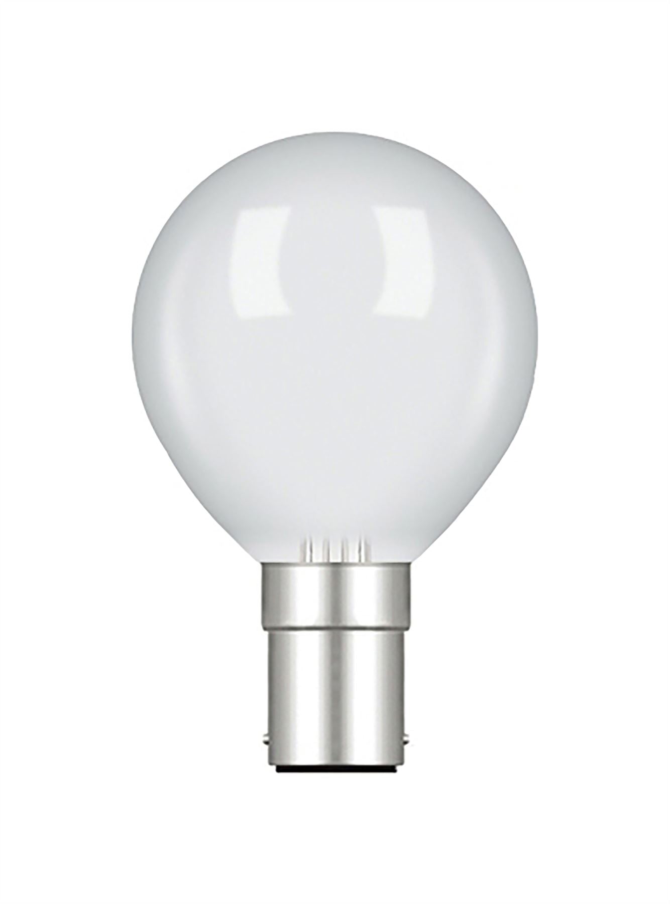 Luxram Golf Ball B15D Opal 25W Incandescent/T Incandescent