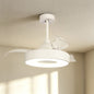 Coin Mini 45W LED Dimmable Ceiling Light With Built-In 25W DC Reversible Fan, Remote & APP Control, White, 2500lm, 5yrs Warranty