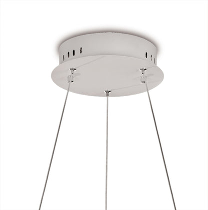 Mantra Fusion M5760 Lunas Pendant 80cm Diameter 76W LED 3000K, 3700lm, RF Remote Control White, 3yrs Warranty