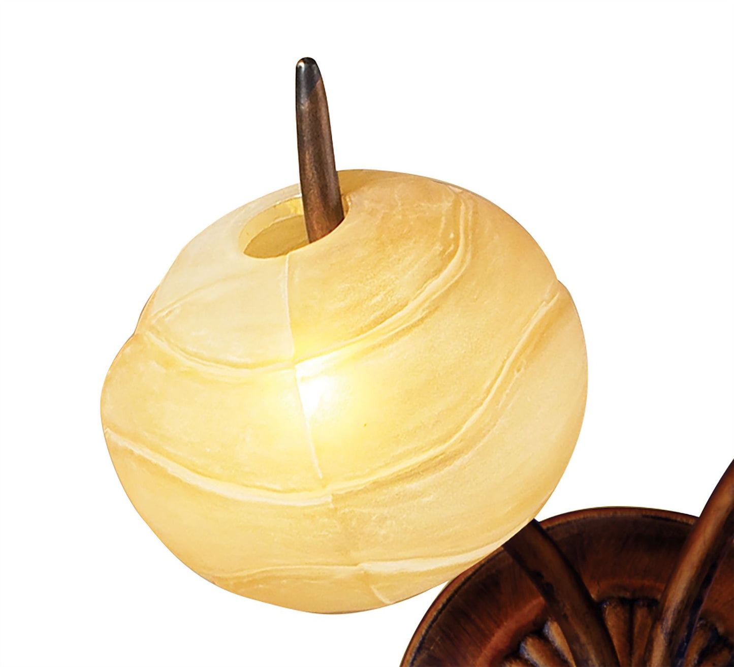 Mantra (0038 005) Wave Wall Light 2 Light G9, Rustic Gold