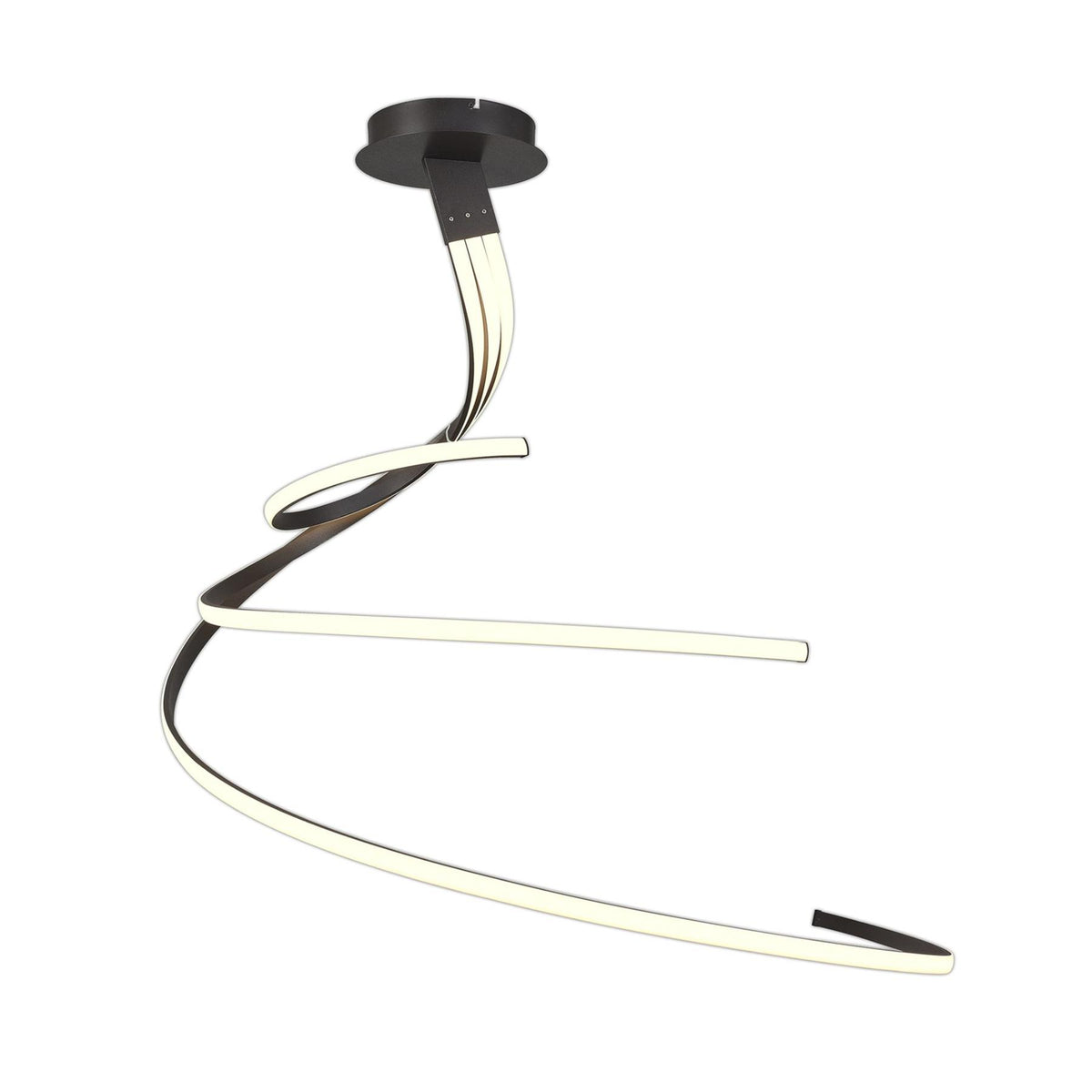 Mantra Nur XL M5807 Nur BR XL Semi Ceiling 80W LED 2800K, 6200lm, Frosted Acrylic/Brown Oxide, 3yrs Warranty - M5807 Ceiling