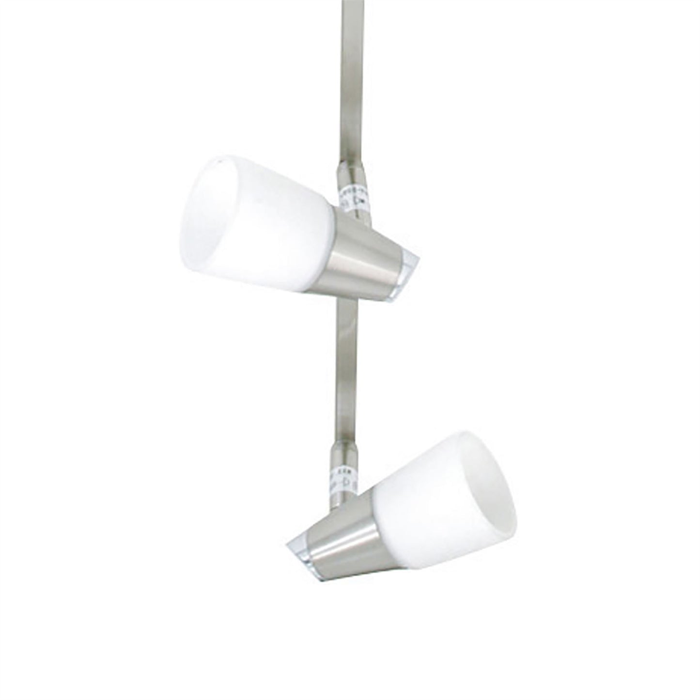 Diyas Anna On Linear Bar 6 Light G9 Satin Chrome/Opal & Frosted Glass