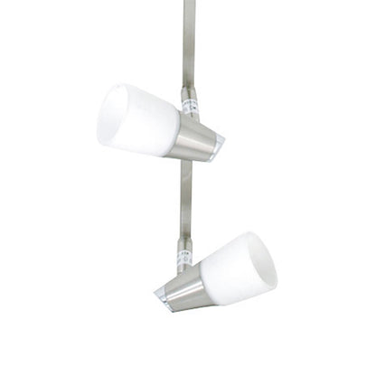 Diyas Anna On Linear Bar 6 Light G9 Satin Chrome/Opal & Frosted Glass