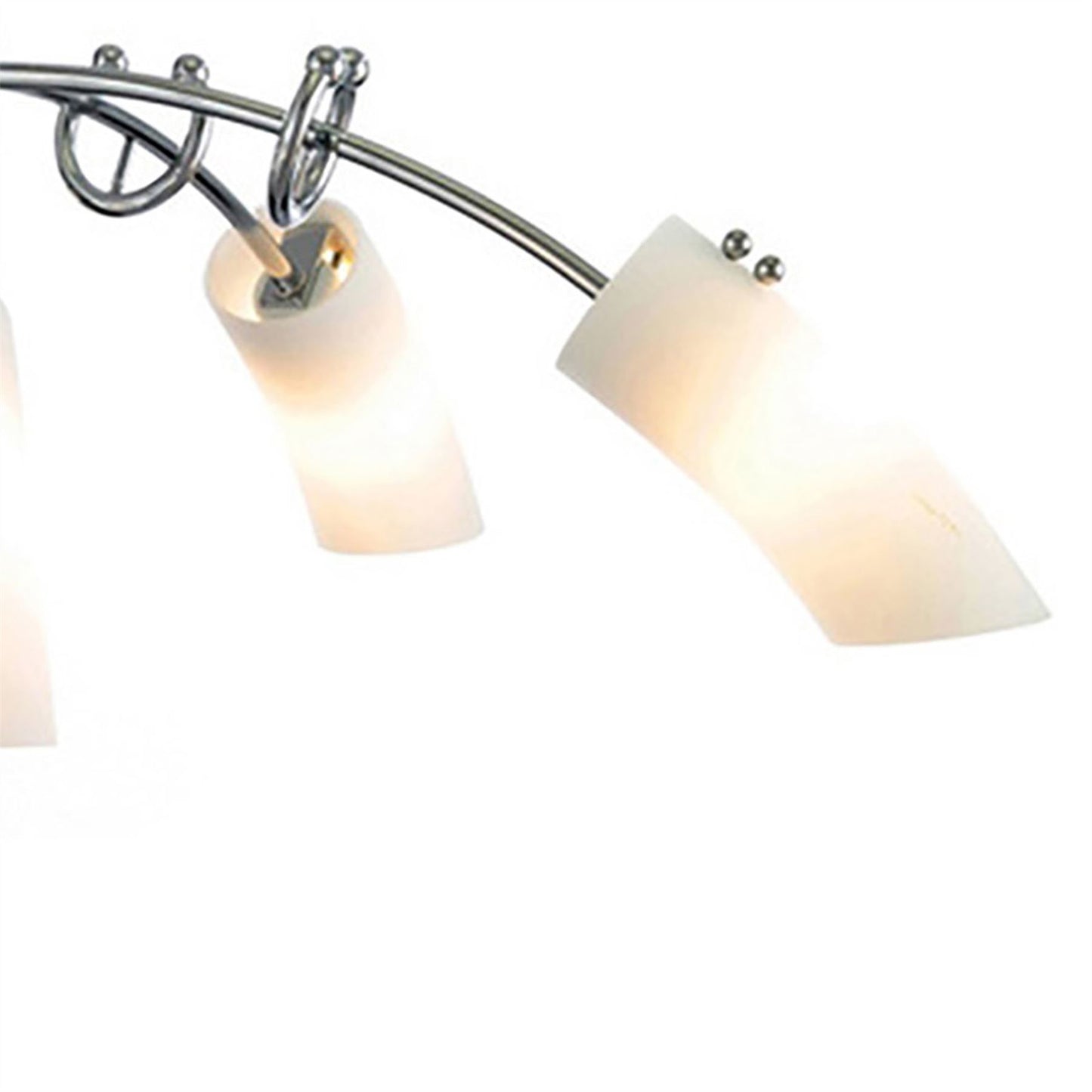 Diyas Lucia 64cm  5 Light G9 Polished Chrome/Frosted Glass Ceiling Pendant Light Fitting