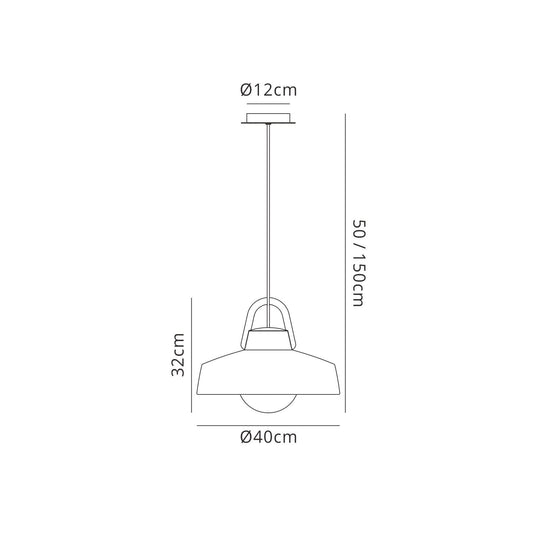 Mantra Fusion M6212 Kinke Pendant, 1 x E27, IP65, Anthracite, 2yrs Warranty