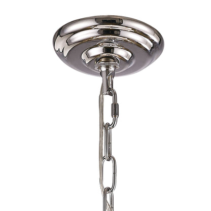 Diyas Elena 56cm  5 Light E14 Polished Chrome/Crystal Ceiling Pendant Light Fitting
