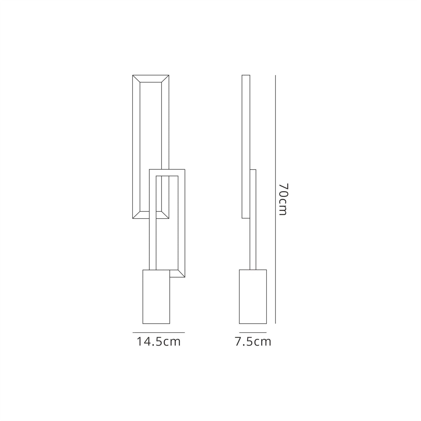 Mantra Fusion Mural Table Lamp, 18W LED, 3000K, 1380lm, IP20, Matt Black, 3yrs Warranty