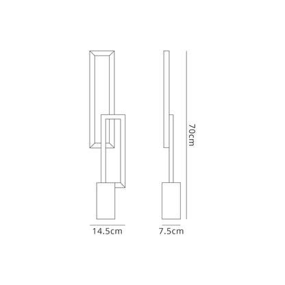 Mantra Fusion Mural Table Lamp, 18W LED, 3000K, 1380lm, IP20, Matt Black, 3yrs Warranty