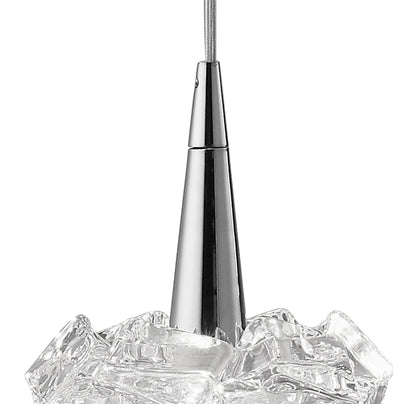 Mantra M3951 Artic Linear Pendant 3 Light G9 Line Small, Polished Chrome