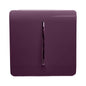 Trendi 1 Gang 2 Way 10 Amp Rocker Chrome Light Switch Glossy Plum