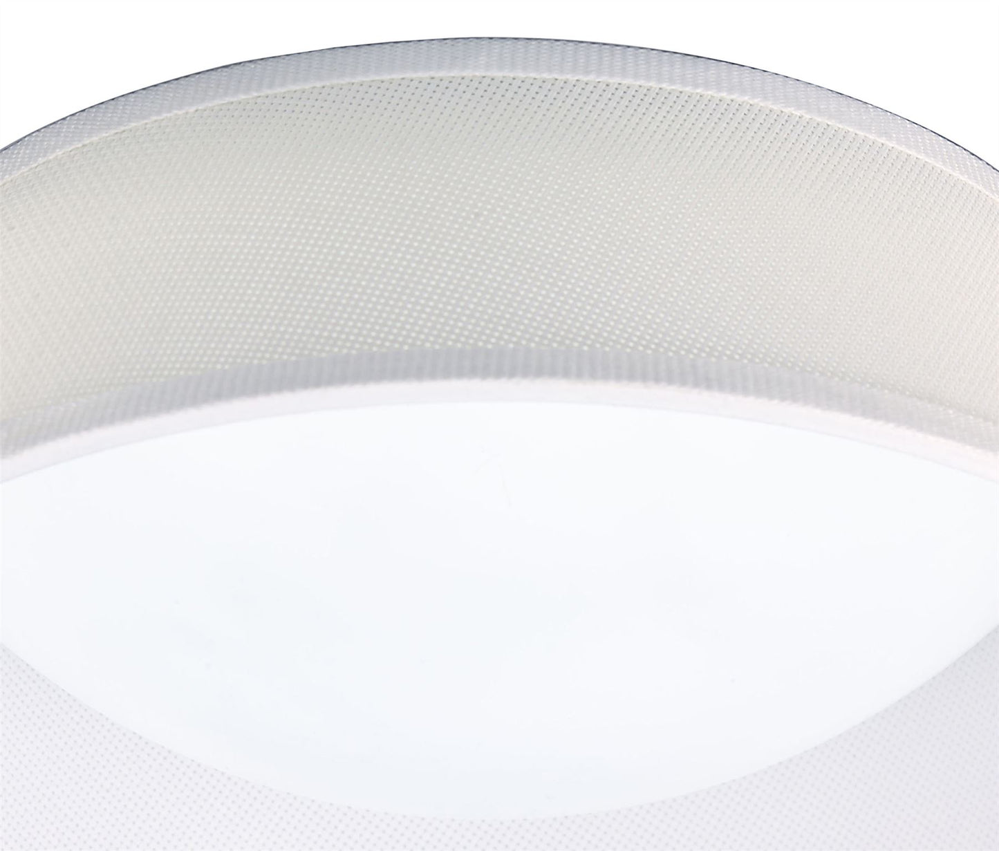 Mantra Nordica Plafones M4961 Nordica Ceiling 21W LED 45CM Off White 3000K, 2100lm, White Acrylic with Ivory White Shade, 3yrs Warranty
