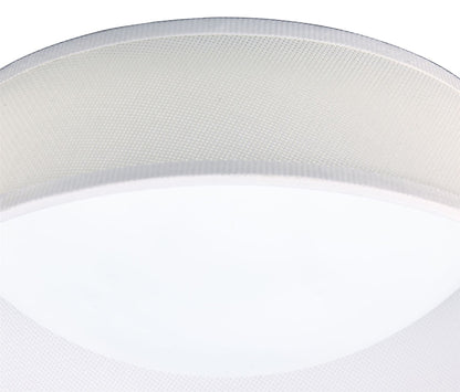 Mantra Nordica Plafones M4961 Nordica Ceiling 21W LED 45CM Off White 3000K, 2100lm, White Acrylic with Ivory White Shade, 3yrs Warranty