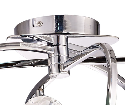 Mantra M5014 Lux Ceiling 5 Light G9, Polished Chrome