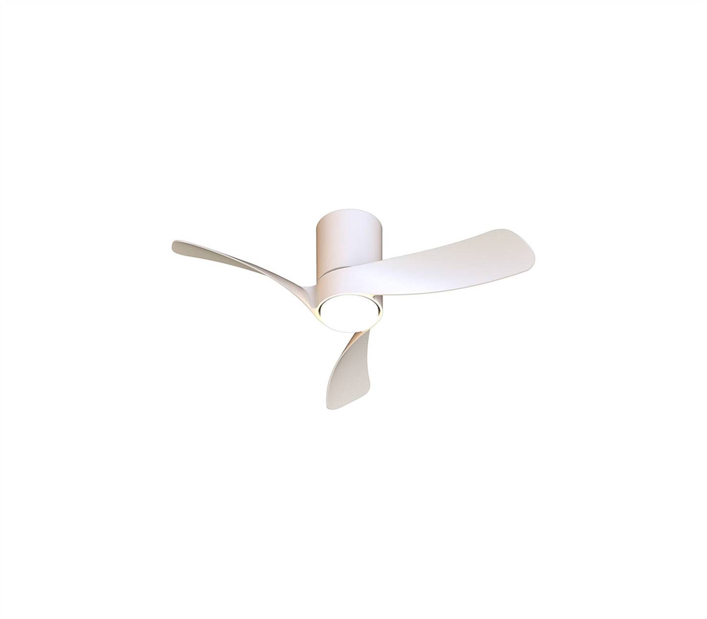 Nemo II XS 72cm 15W LED Dimmable Ceiling Light With Built-In 26W DC Fan, 3000-5000K Remote Control, 3000lm, White, 5yrs Warranty