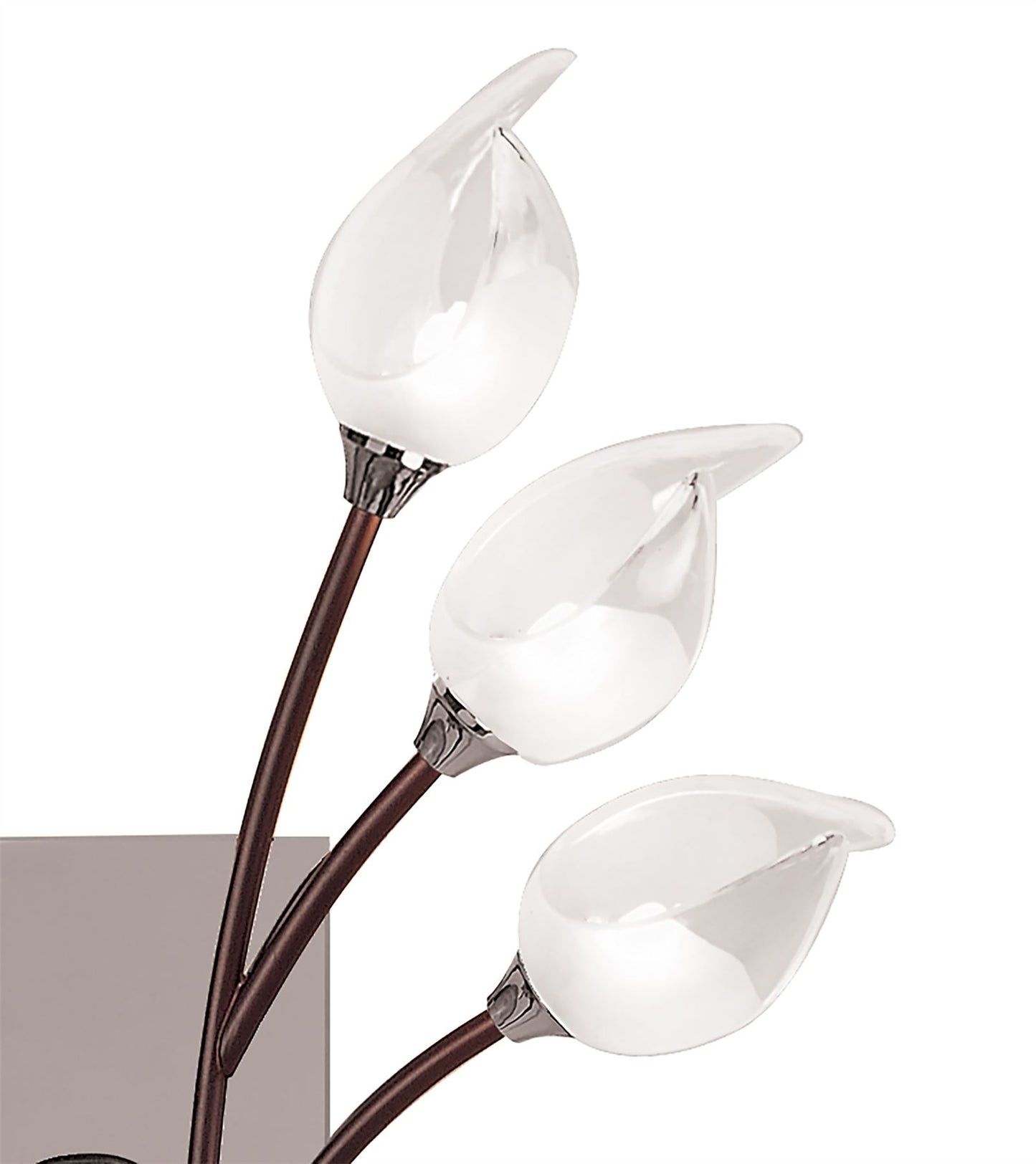 Mantra Holland Ceiling/Wall 6 Light G9, Polished Chrome/Wenge
