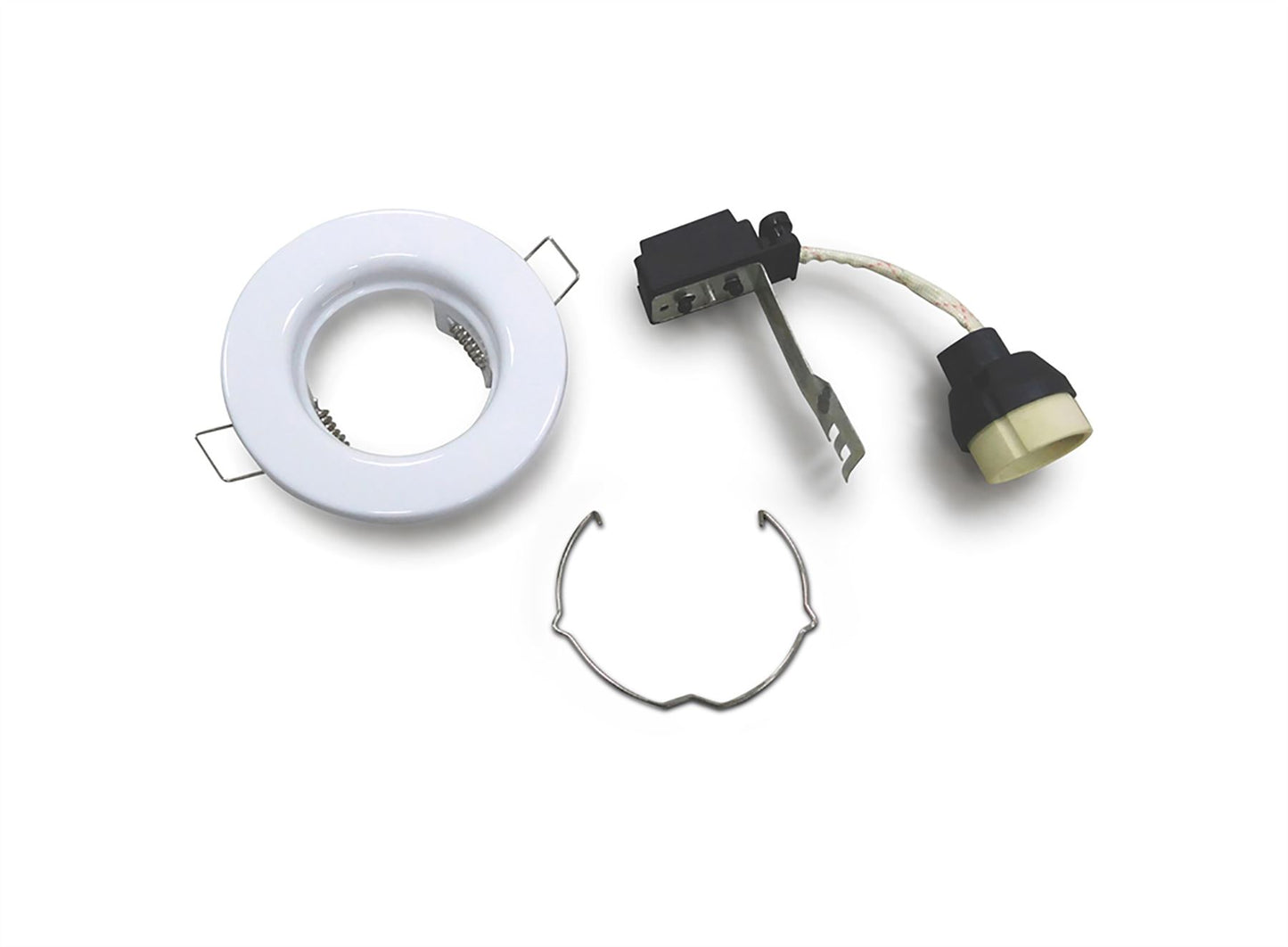 Deco Hudson GU10 Fixed Downlight White (Lamp Not Included), Cut Out: 60mm