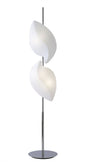 Mantra Natura Floor Lamp 4 Light E27 Indoor, Polished Chrome/Opal White